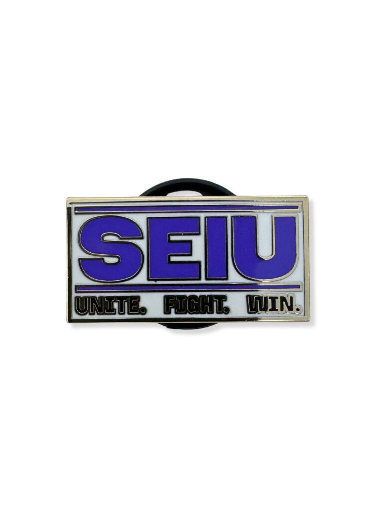 SEIU Unite. Fight. Win. Lapel Pin