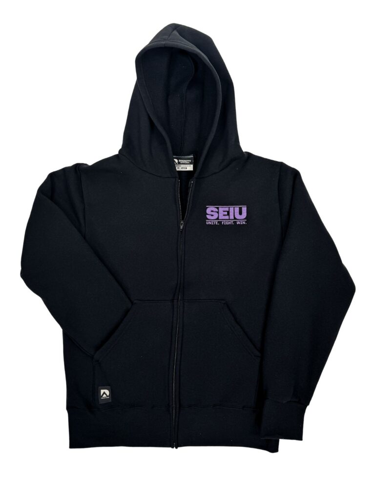 SEIU Logo Zip Hoodie